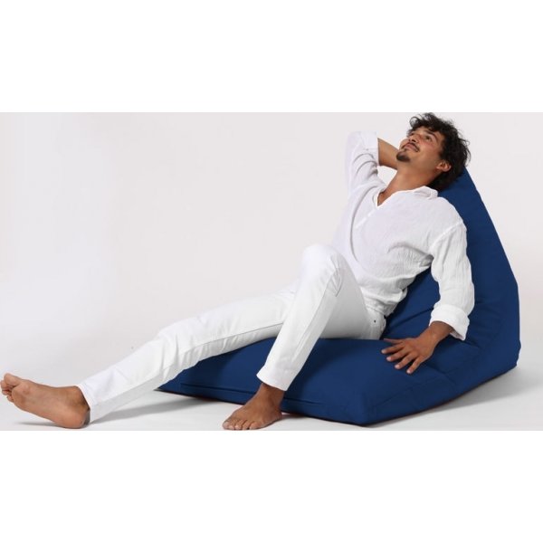 Pouf pyramide - Bleu foncé Pouf pyramide - Bleu foncé