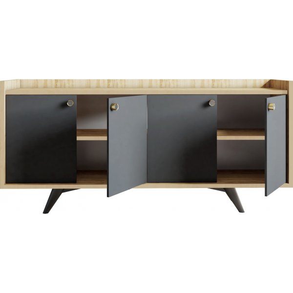 Buffet Pilar - Anthracite/chne