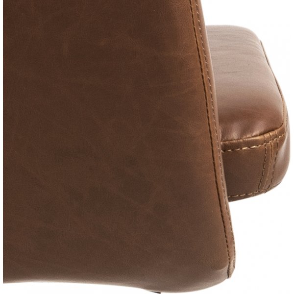 Nora bureaustoel - Bruin PU Nora bureaustoel - Bruin PU