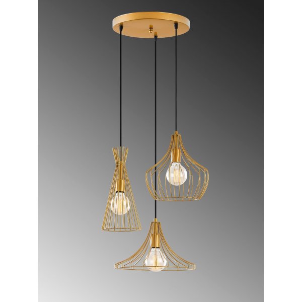 Mezo taklampa N-1299 - Guld Mezo taklampa N-1299 - Guld