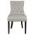 Tuva stol i beige tyg med bruna ben + Möbelvårdskit för textilier