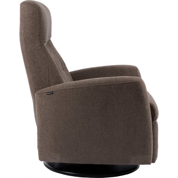 Hjellegjerde King reclinerfåtölj - Brunt tyg Hjellegjerde King reclinerfåtölj - Brunt tyg