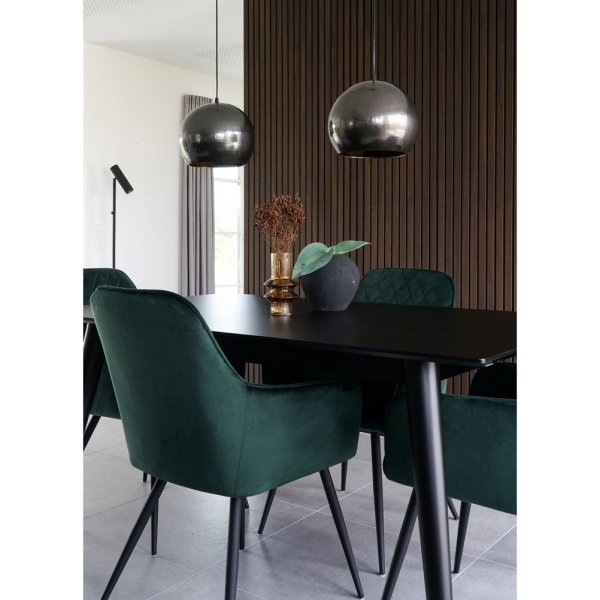 Copenhagen Matbord - Svart - 150/230x95 Copenhagen Matbord - Svart - 150/230x95