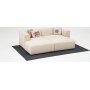 Linden mini divansoffa vnster - Cream