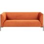 Anna 3-sits soffa - Orange velour