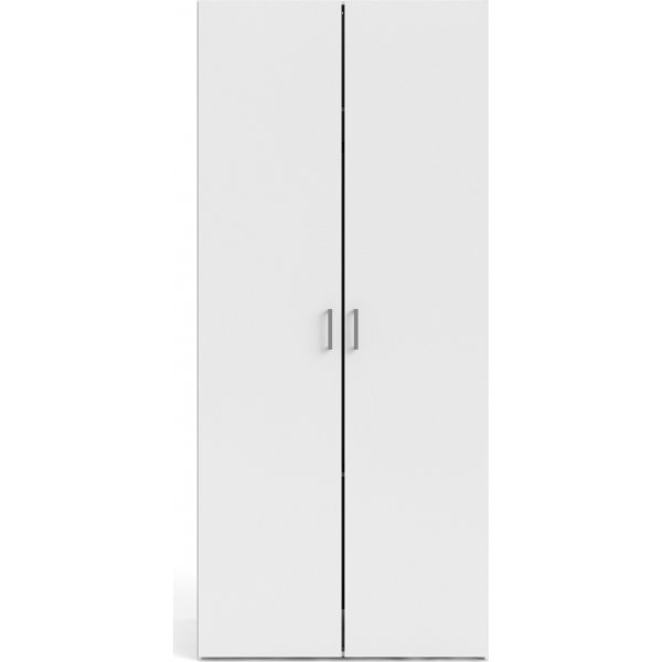 Space garderob med 2 dörrar - Vit Space garderob med 2 dörrar - Vit