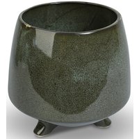 Kruka Dreja med tre fötter H12,8 cm - Grön Kruka Dreja med tre fötter H12,8 cm - Grön