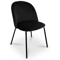 Giovani velvet stol - Svart Giovani velvet stol - Svart