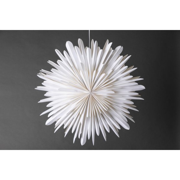 Slen adventsstjrna 80 cm - Vit