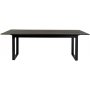 Manhattan matbord 220 cm - Svartbetsad ask