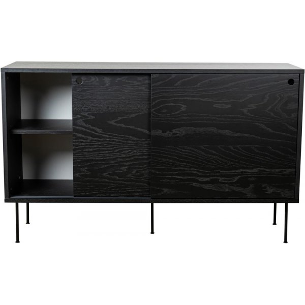 Volume sideboard 132 cm - Svartbetsad ek
