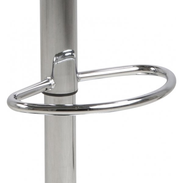 Grace barstol 104 cm - Svart PU/vit PU