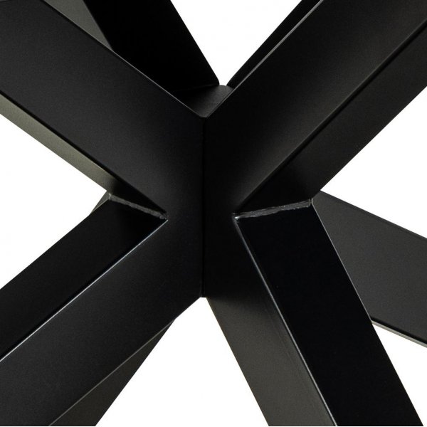 Heaven matbord 200-240 x 100 cm - Brun/matt svart