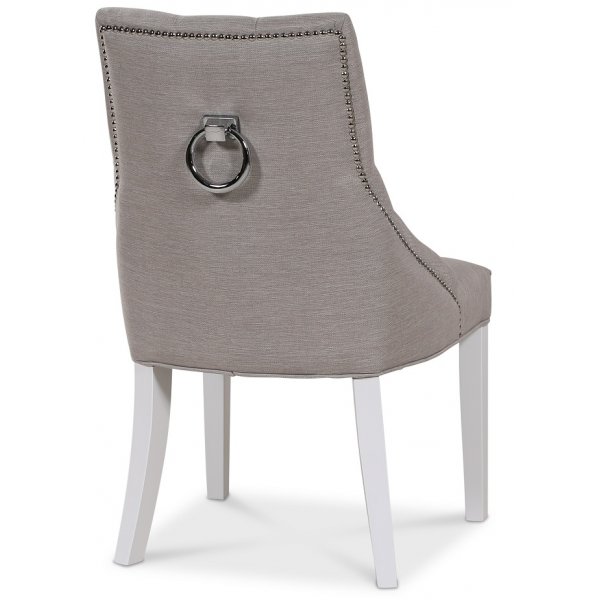 Matstol med handtag (Beige/vit) Matstol med handtag (Beige/vit)