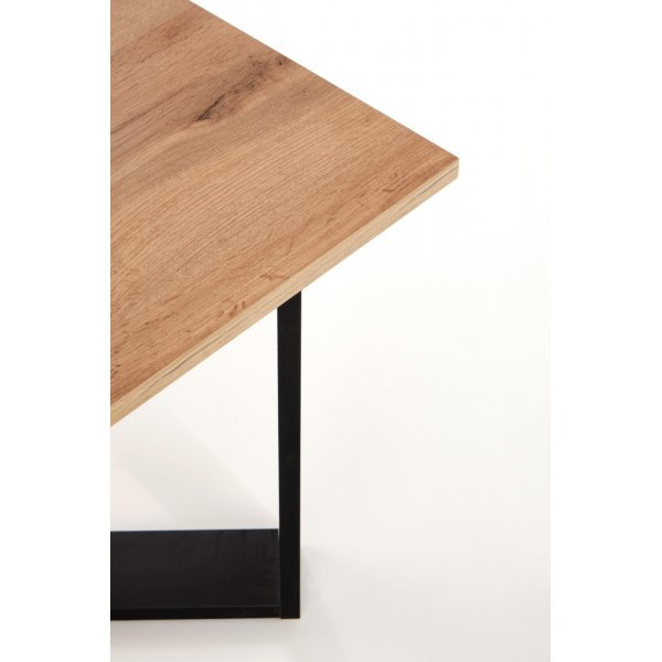 Table basse Hazy - Bois et noir Table basse Hazy - Bois et noir