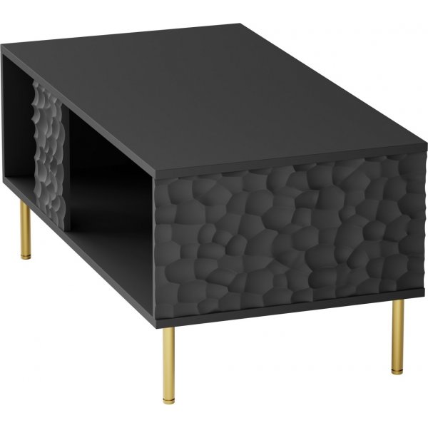 Table basse Bullet 92 x 50 cm - Noir/or Table basse Bullet 92 x 50 cm - Noir/or