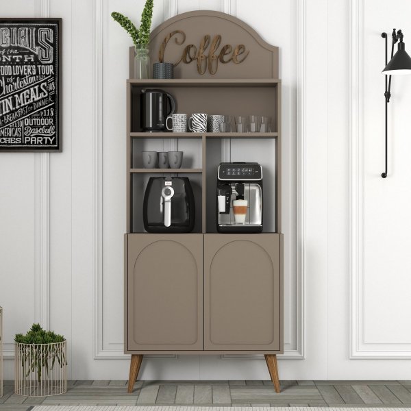 Lyon köksskåp 80 cm - Mocka/valnöt Lyon köksskåp 80 cm - Mocka/valnöt