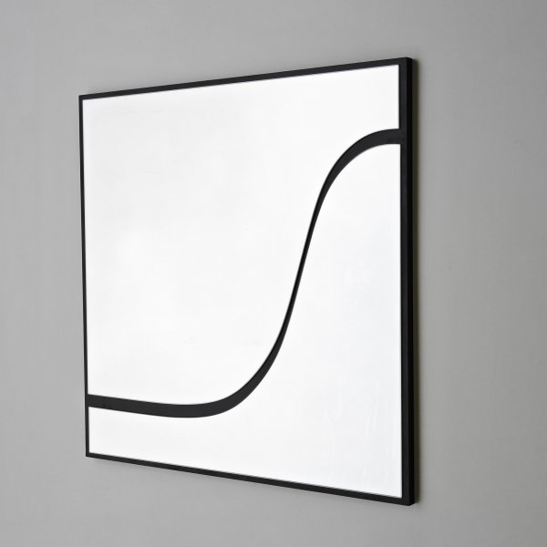Miroir abstrait 2 - Noir Miroir abstrait 2 - Noir