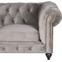 Montgomery Chesterfield 2-sits soffa - Gr sammet