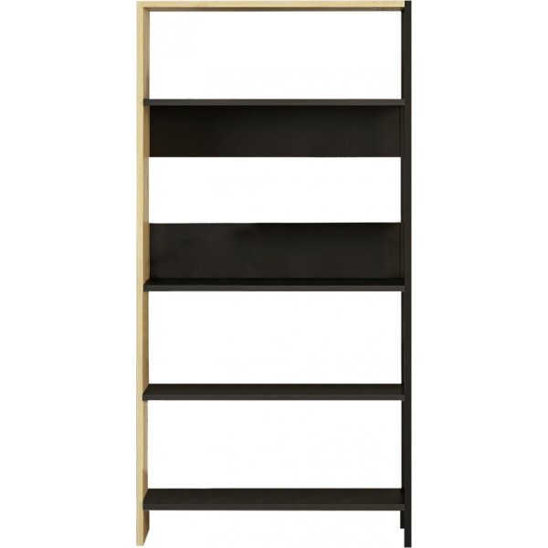 Bibliothque Tiran - Anthracite/chne/noir