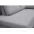 Solna XL U-soffa med frvaring 367 cm - Ljusgr