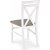 Chaise de salle  manger Marstrand - Blanc/Beige