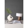 Brans bordslampa - Valnt/Vit