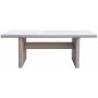 Utegrupp 6 stolar och matbord 200 x 100 cm rotting - Hampton/Provence