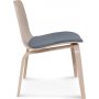 Heupfauteuil met gestoffeerde zitting - Kleur van frame en stoffering naar keuze