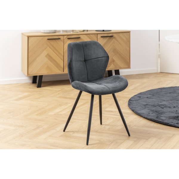 Chaise de salle  manger Petri - Gris