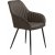 Fauteuil Boston en PU marron