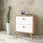 Vilamo sngbord - Furu/vit