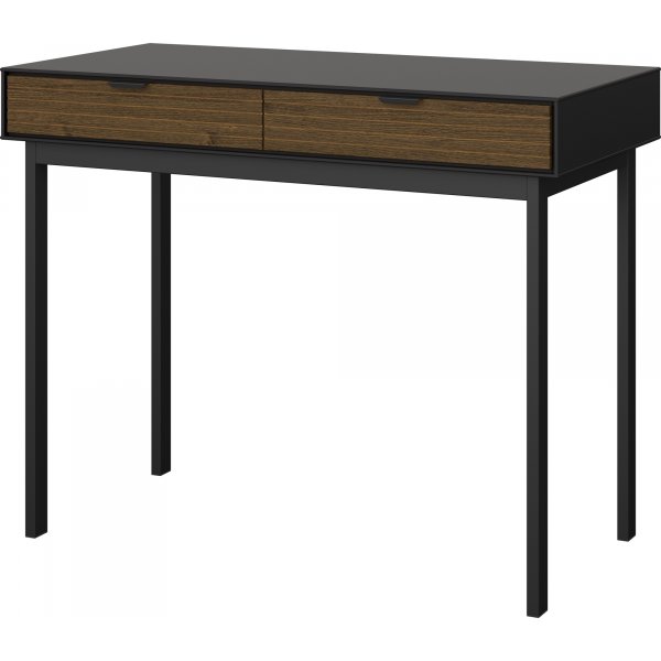 Soma skrivbord 100 x 51 cm - Svart/espresso Soma skrivbord 100 x 51 cm - Svart/espresso