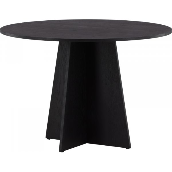 Bootcut eettafel 110 cm - Zwart