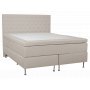 Sng med 5-zons pocket beige 160x200 cm
