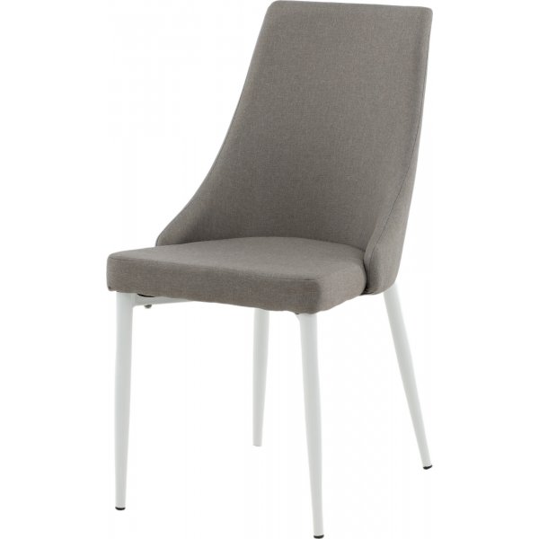 Chaise de salle  manger Laila - Gris/blanc