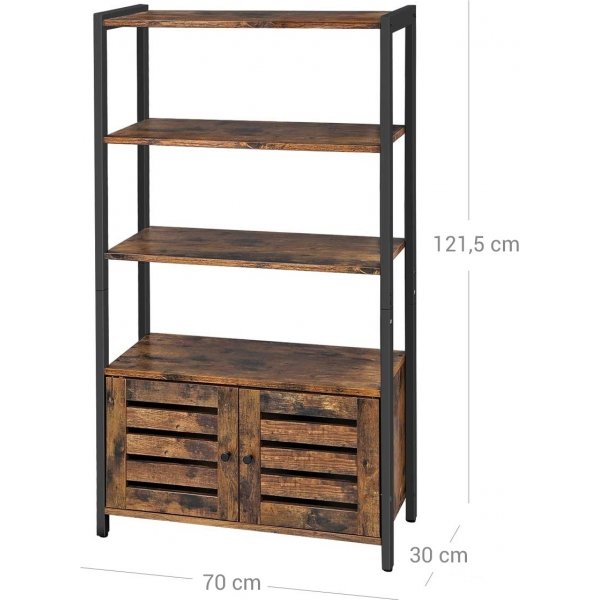 Bibliothque Vilgot - Marron/noir