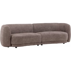 Canap 3 places Cielo - Boucle marron