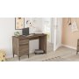 Aristo skrivbord 120x44,5 cm - Brun/antracit