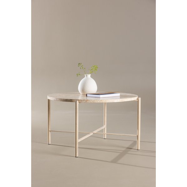 Sandhamn soffbord 70 cm - Beige
