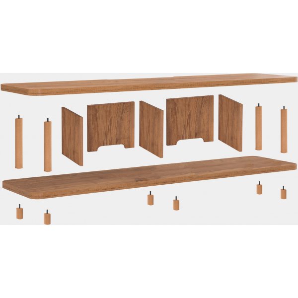 Neo TV-bänk 140 cm - Furu Neo TV-bänk 140 cm - Furu