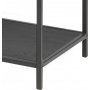 Seaford bokhylla 77x185 cm - Ask/svart