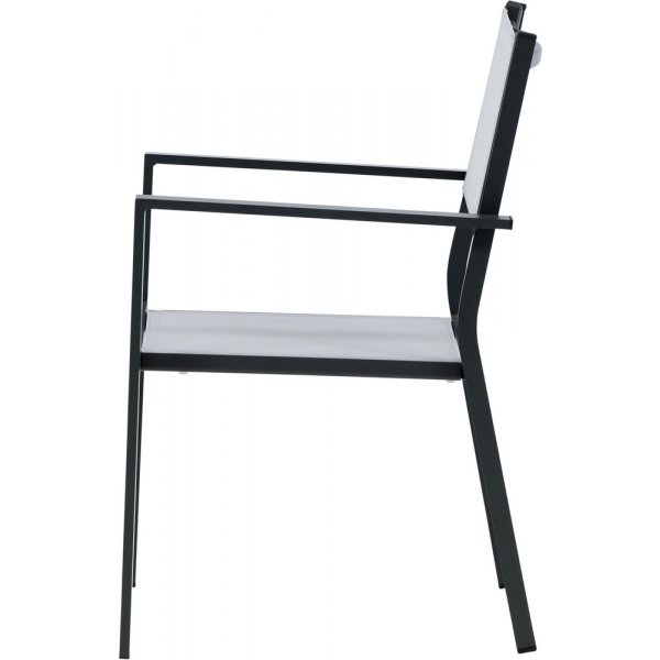 Chaise de salle à manger Copacabana - Noir/Gris Chaise de salle à manger Copacabana - Noir/Gris