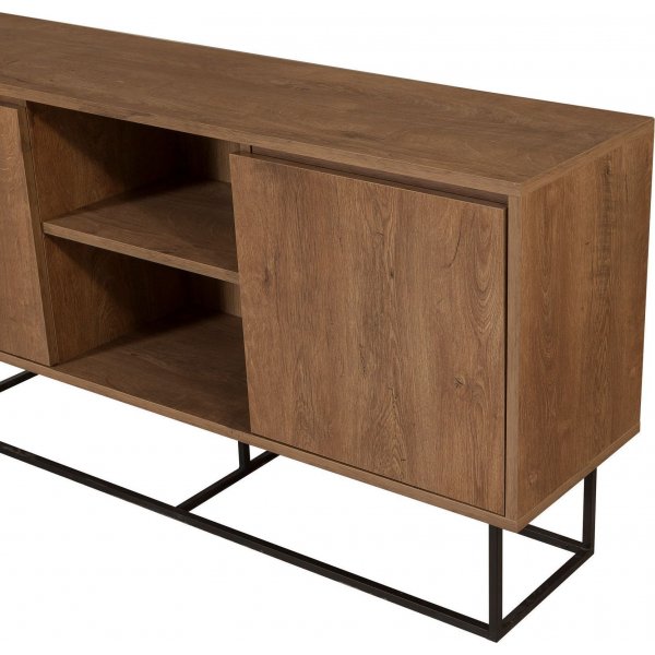 Zela skänk - Valnöt/svart Zela skänk - Valnöt/svart