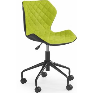 Chaise de bureau Albana - Noir/vert