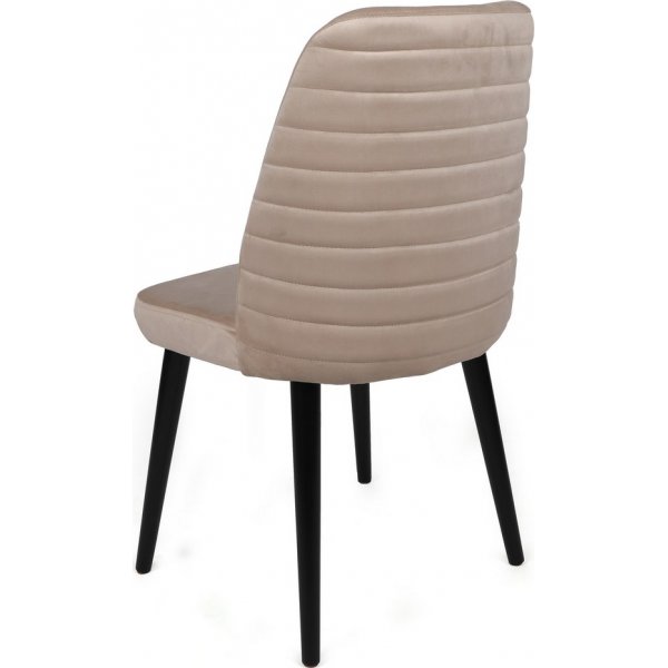 Ensemble de chaises de salle à manger Jaffa - Crème/noir Ensemble de chaises de salle à manger Jaffa - Crème/noir