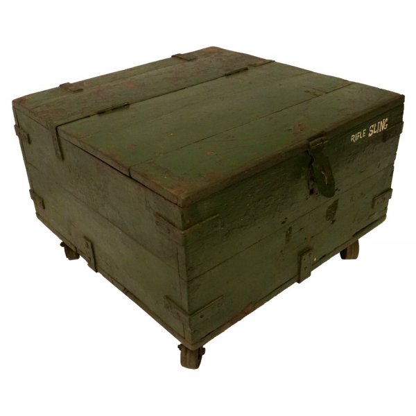 Koffert - Angers military vintage (p hjul)