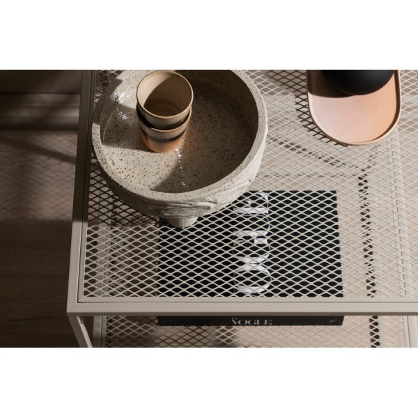 Table d'appoint Netz 55 x 55 cm - Beige Table d'appoint Netz 55 x 55 cm - Beige