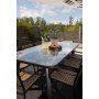 Paola matbord 200 x 100 cm - Svart/Sandbeige