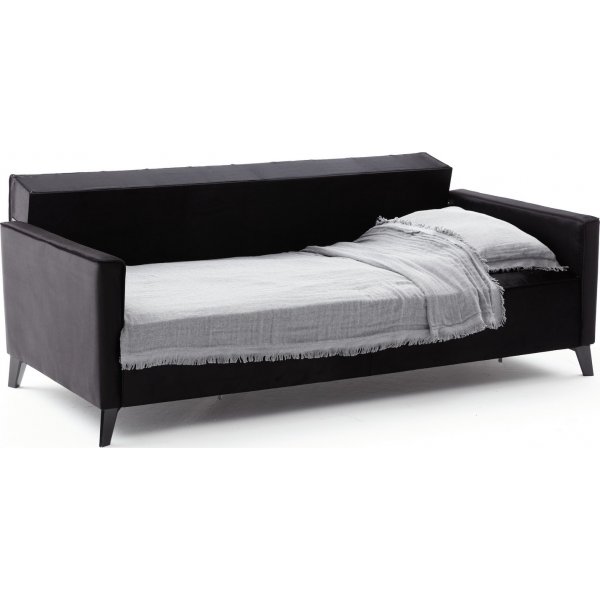 3-sits bäddsoffa - Svart 3-sits bäddsoffa - Svart